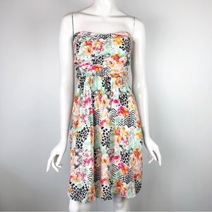 Torrid Floral Hawaiian Strapless Dress size 2X